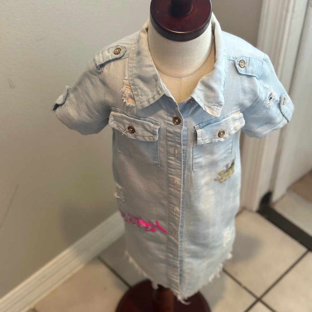 Denim dress